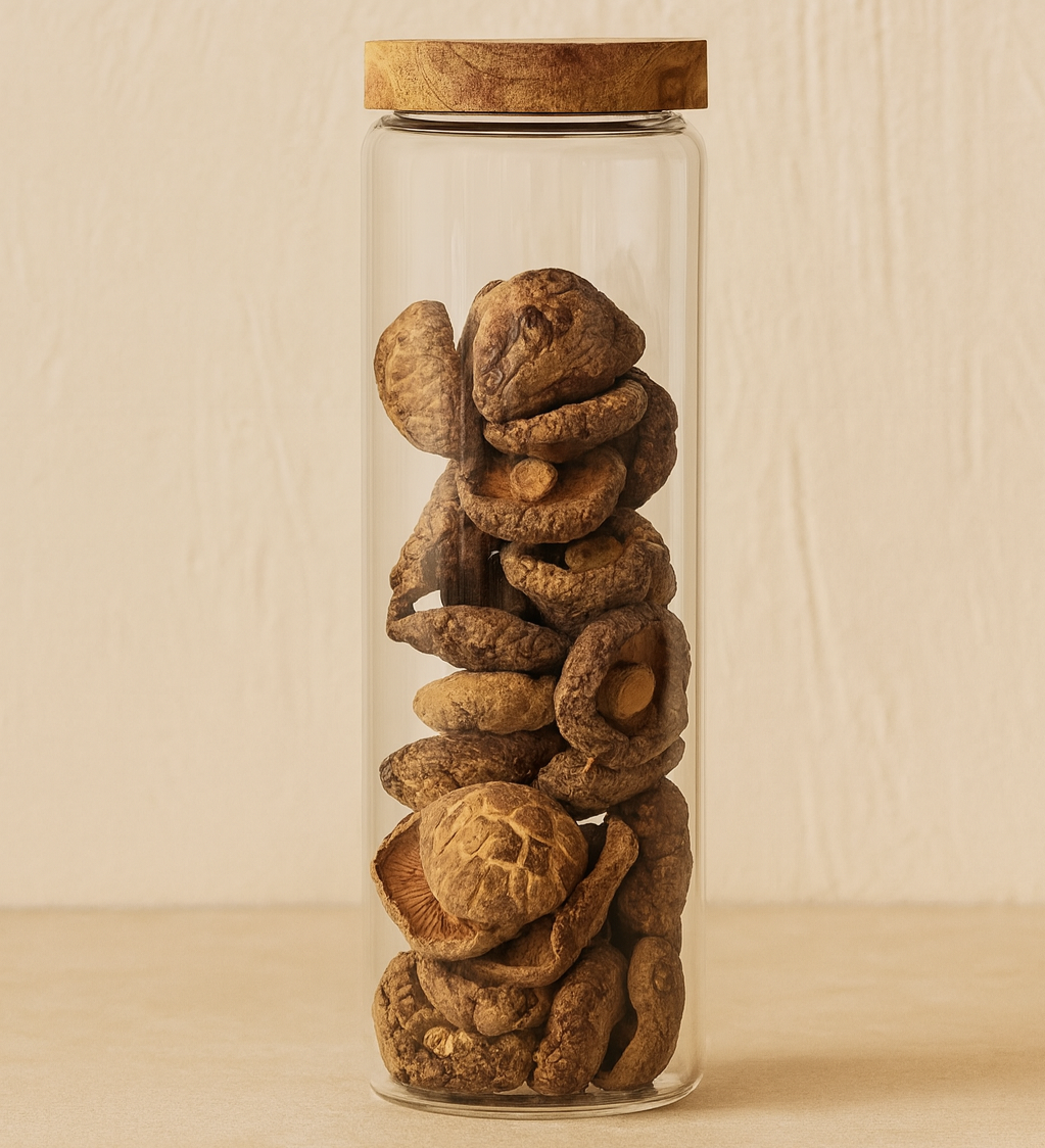 Glass Storage Jar – Wooden Lid