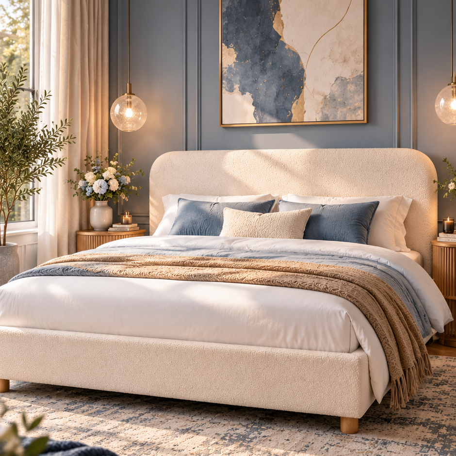 Upholstered Cloud Bed Frame