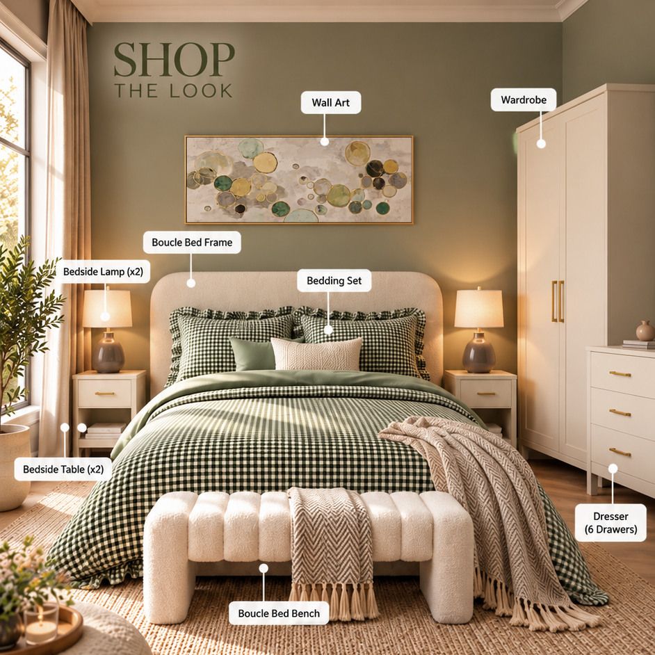 Upholstered Cloud Bed Frame