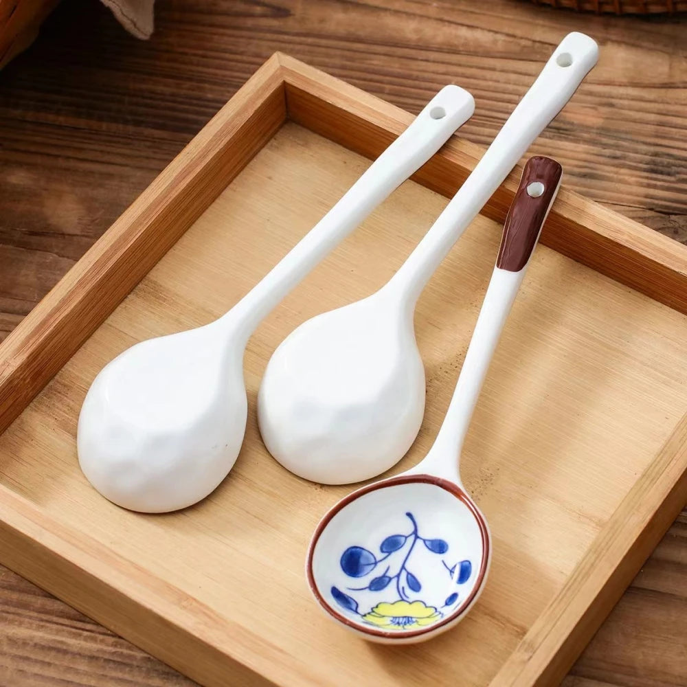 Hand-Painted Ceramic Spoon Gift Set