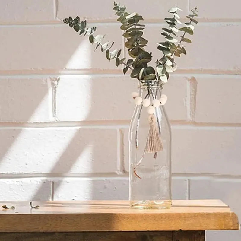 Wood Bead Tassel Garland | Napkin Rings