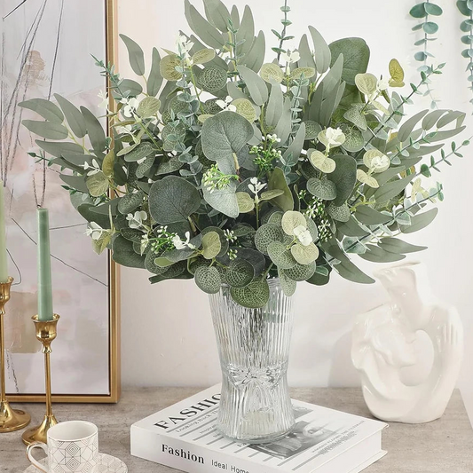 Artificial Eucalyptus Stems – Soft Greenery 20 pcs