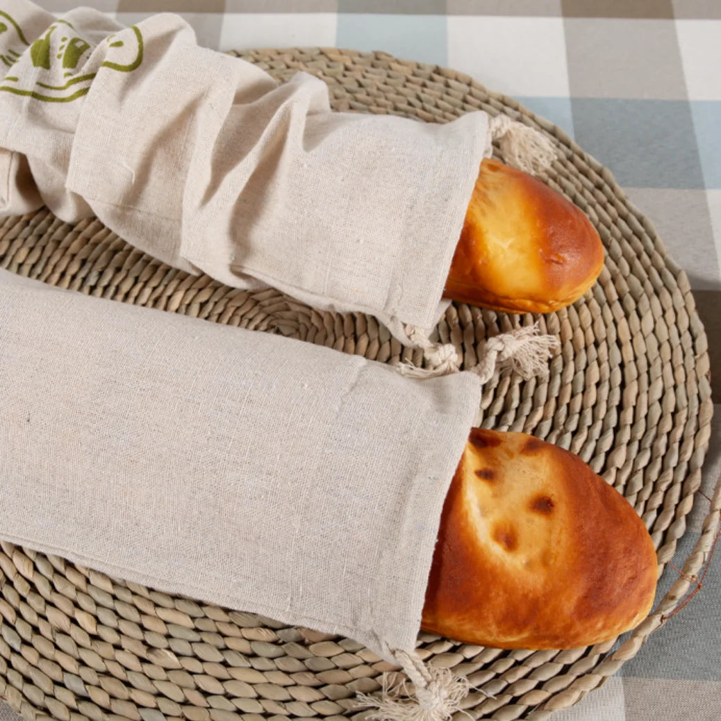 Linen Bread Storage Bag - 2 Sizes