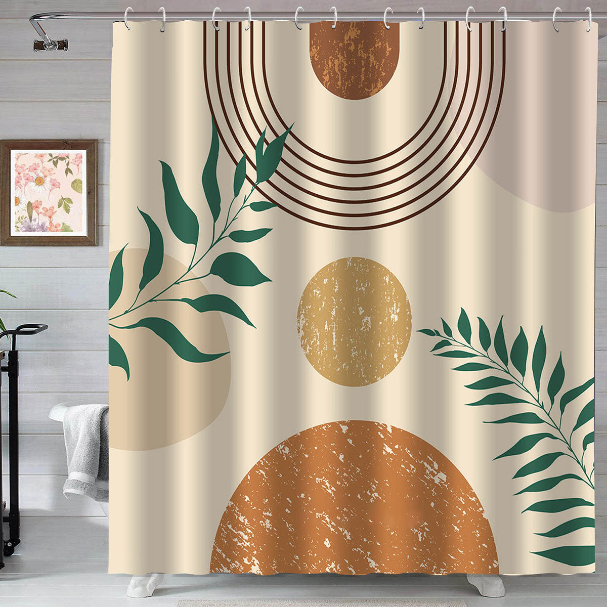 Boho Waterproof Shower Curtain - 183 × 183 cm