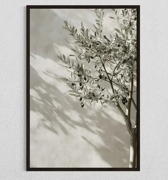 Olive Sun & Clay Prints — Unframed Canvas Art