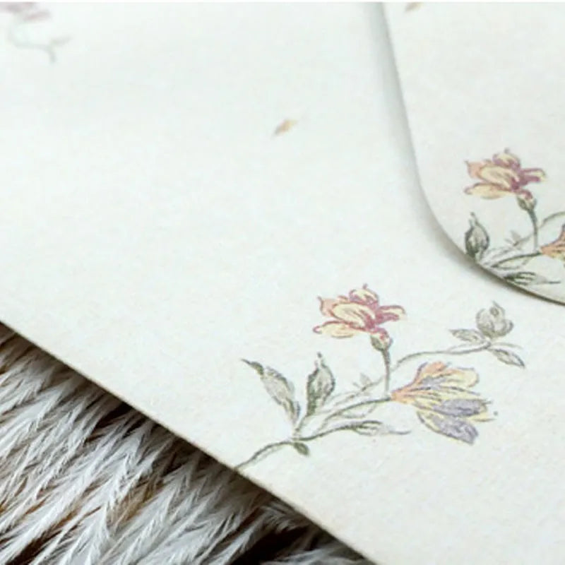 Watercolor Floral Envelopes – Set of 10