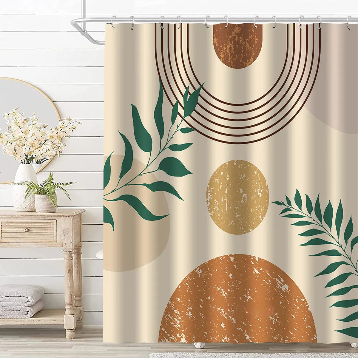 Boho Waterproof Shower Curtain - 183 × 183 cm