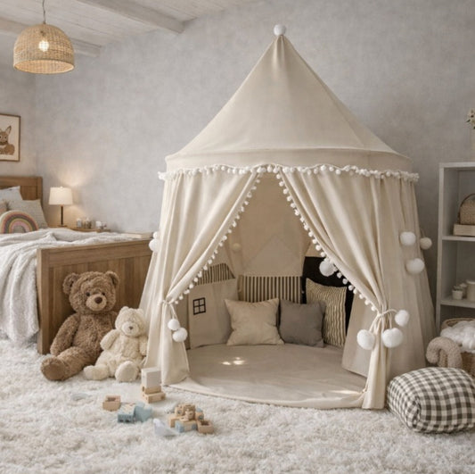 Japandi Kids Play Teepee Tent