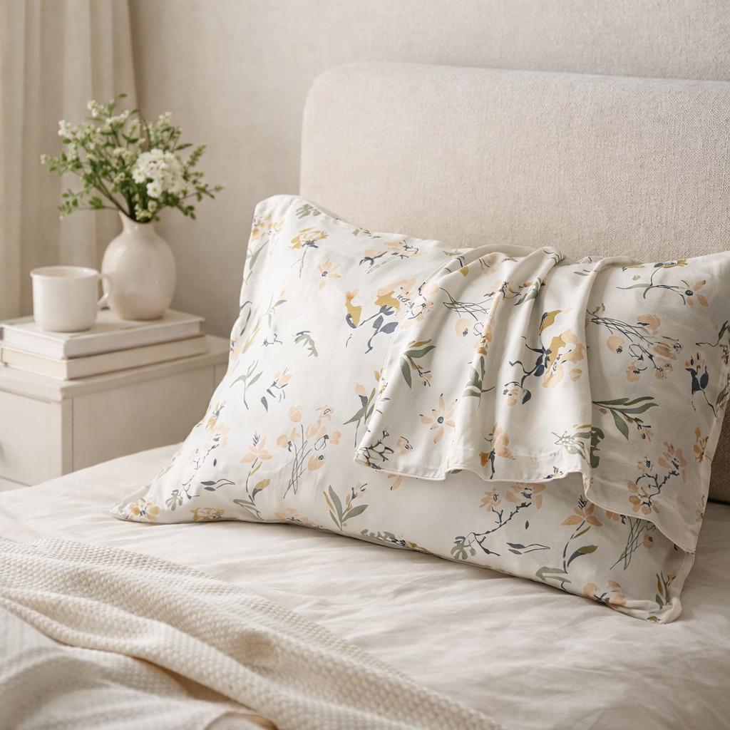 Mulberry Silk Pillowcase – Floral Calm Edition 48x74cm