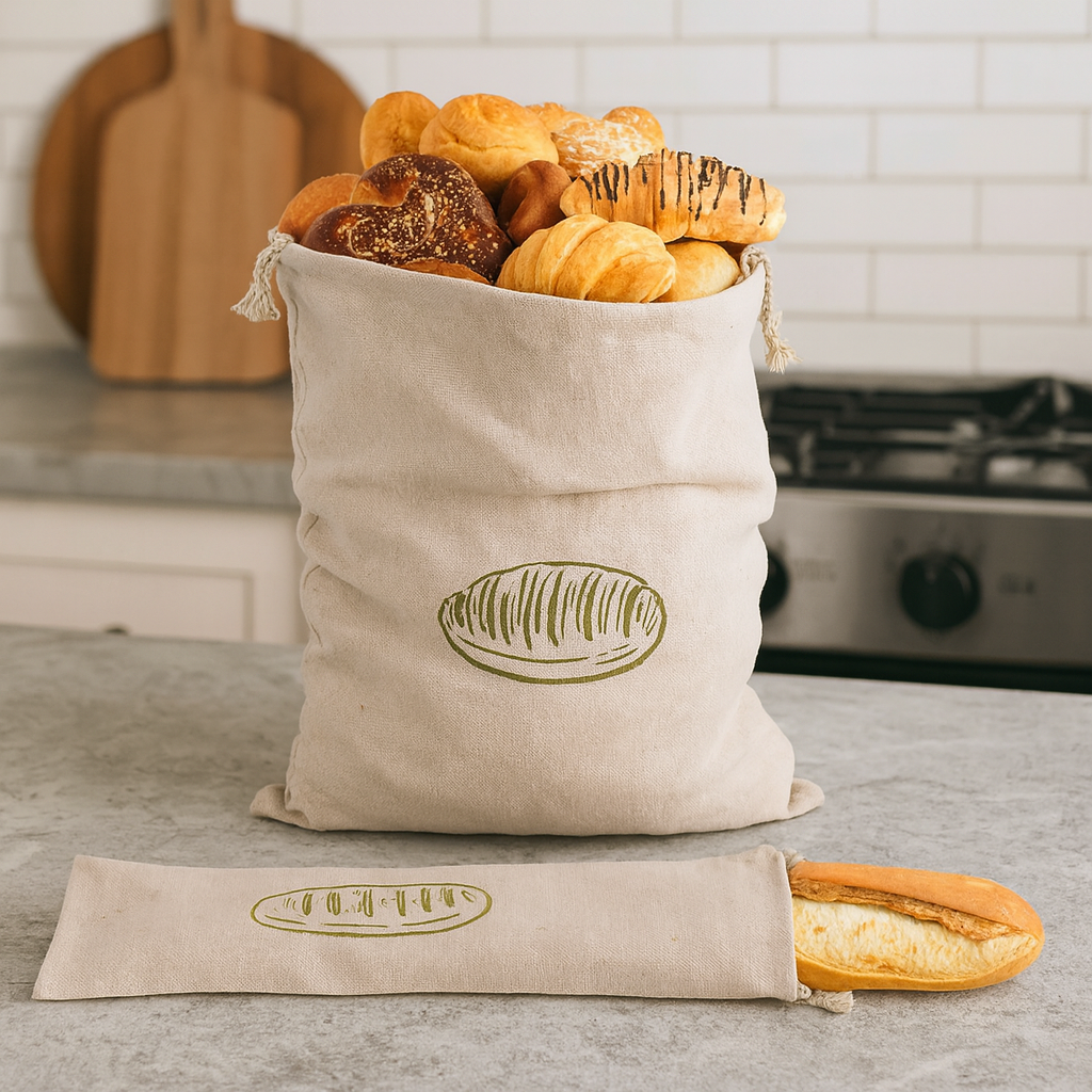 Linen Bread Storage Bag - 2 Sizes