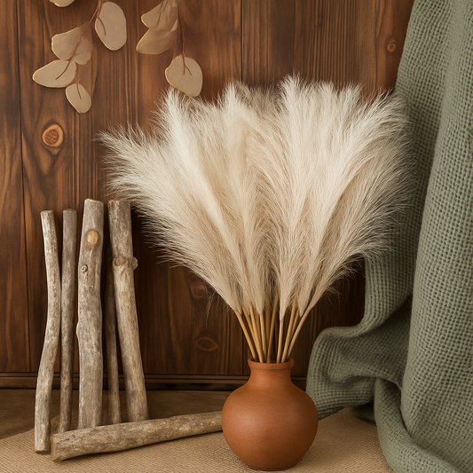 10pcs Faux Pampas Grass