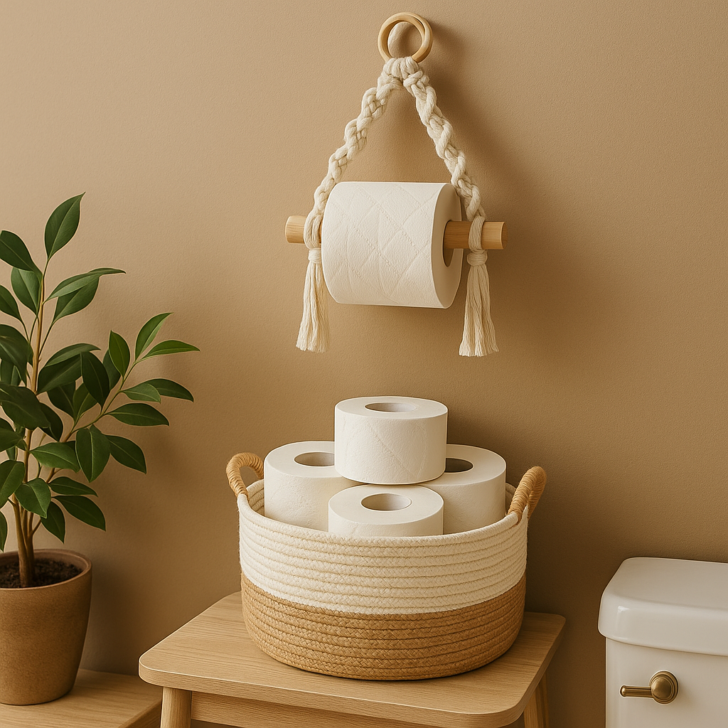 Soft Rope Handwoven Storage Basket