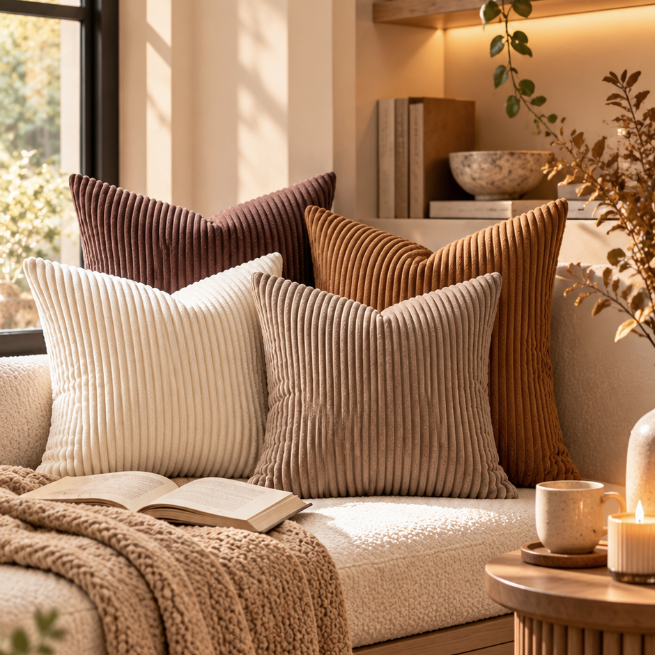 Corduroy Cushion Covers