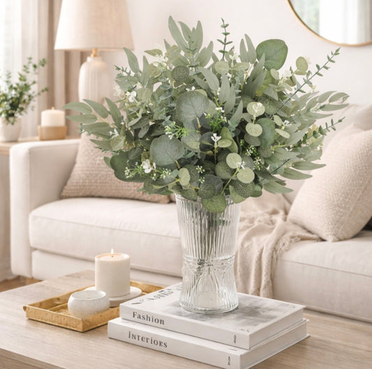 Artificial Eucalyptus Stems – Soft Greenery 20 pcs