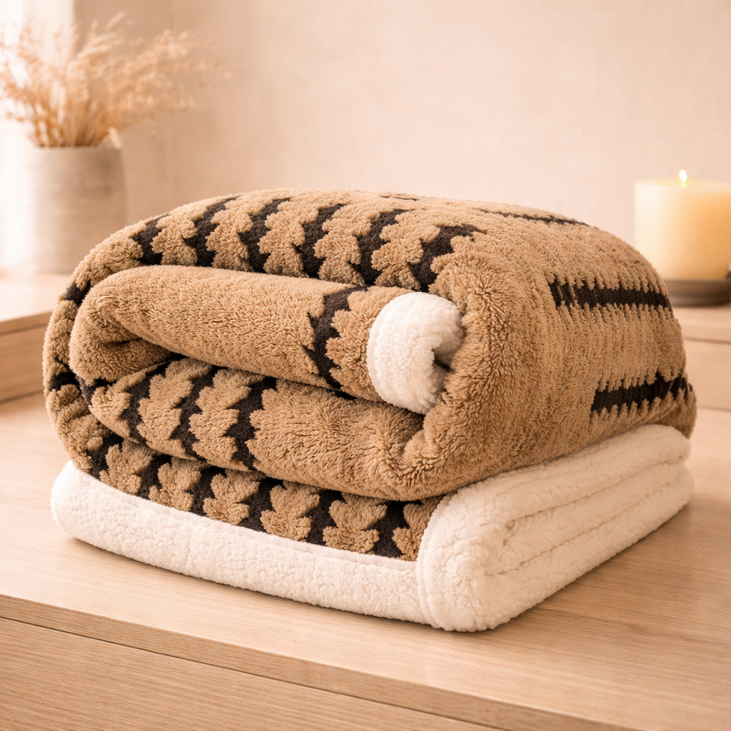 Forest Luxe Flannel Throw Blanket