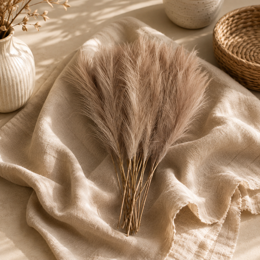 Table Pampas Grass Stems – Set of 6