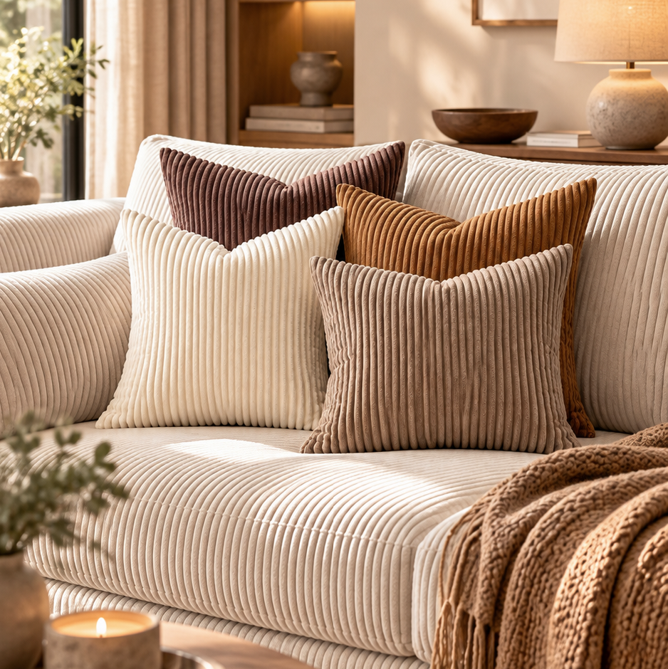 Corduroy Cushion Covers