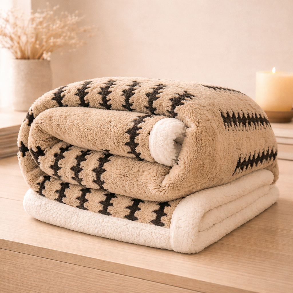 Forest Luxe Flannel Throw Blanket