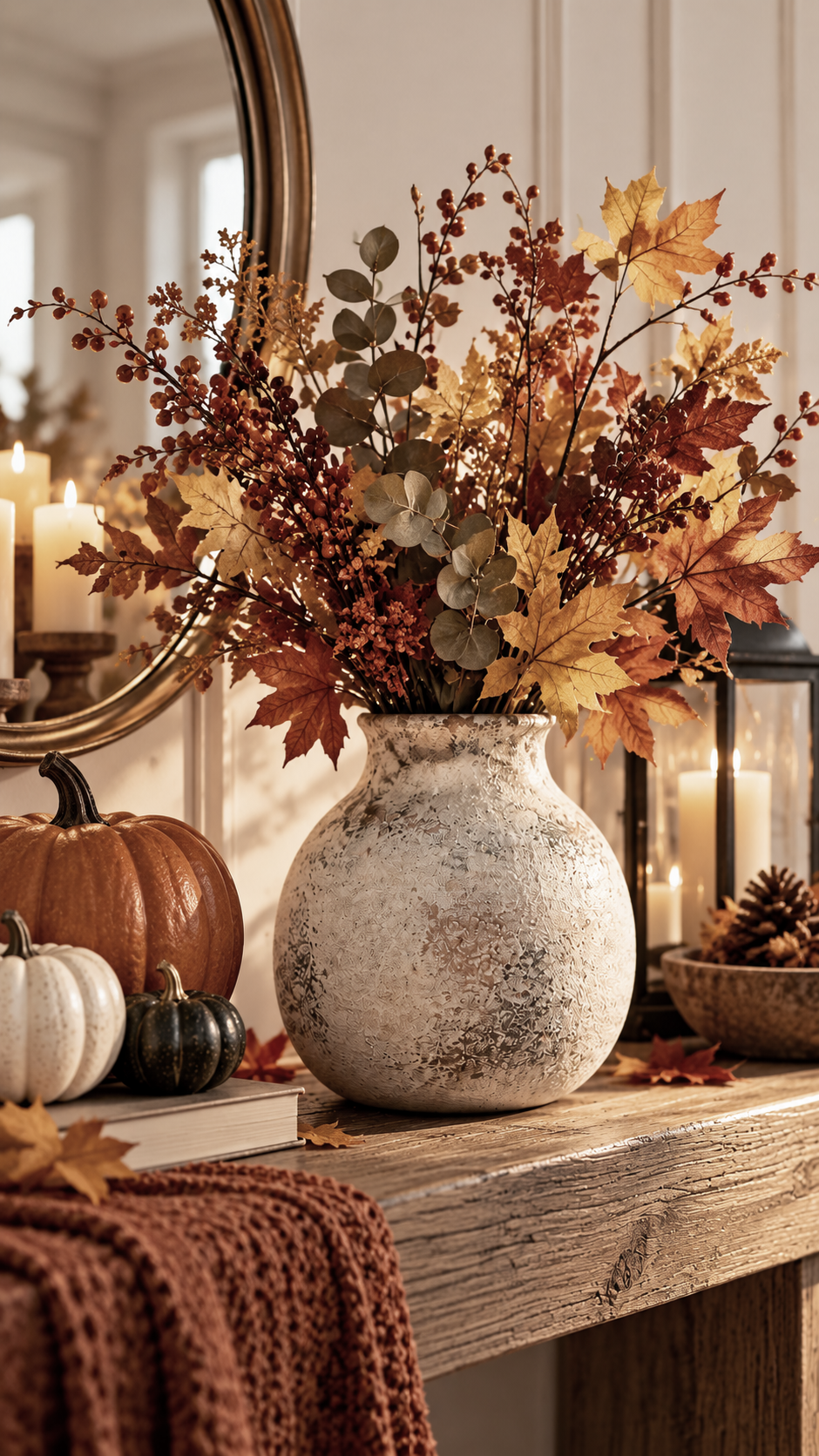 Rustic Ceramic Flower Vase